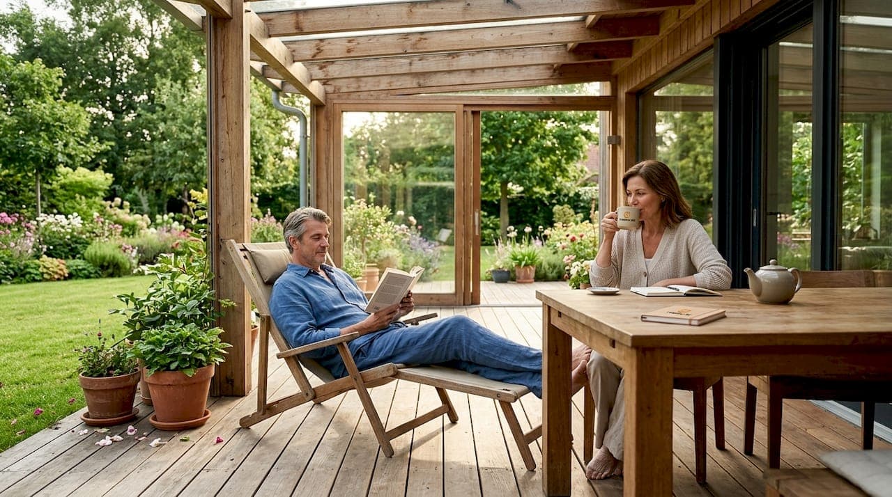 De beste soorten houtconstructies voor luxe buitenruimtes