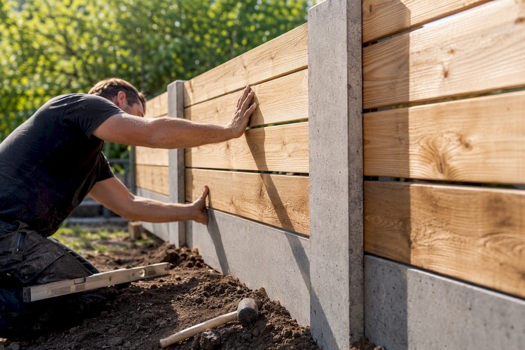 Hout beton schutting: prijs, plaatsing en de beste keuzes