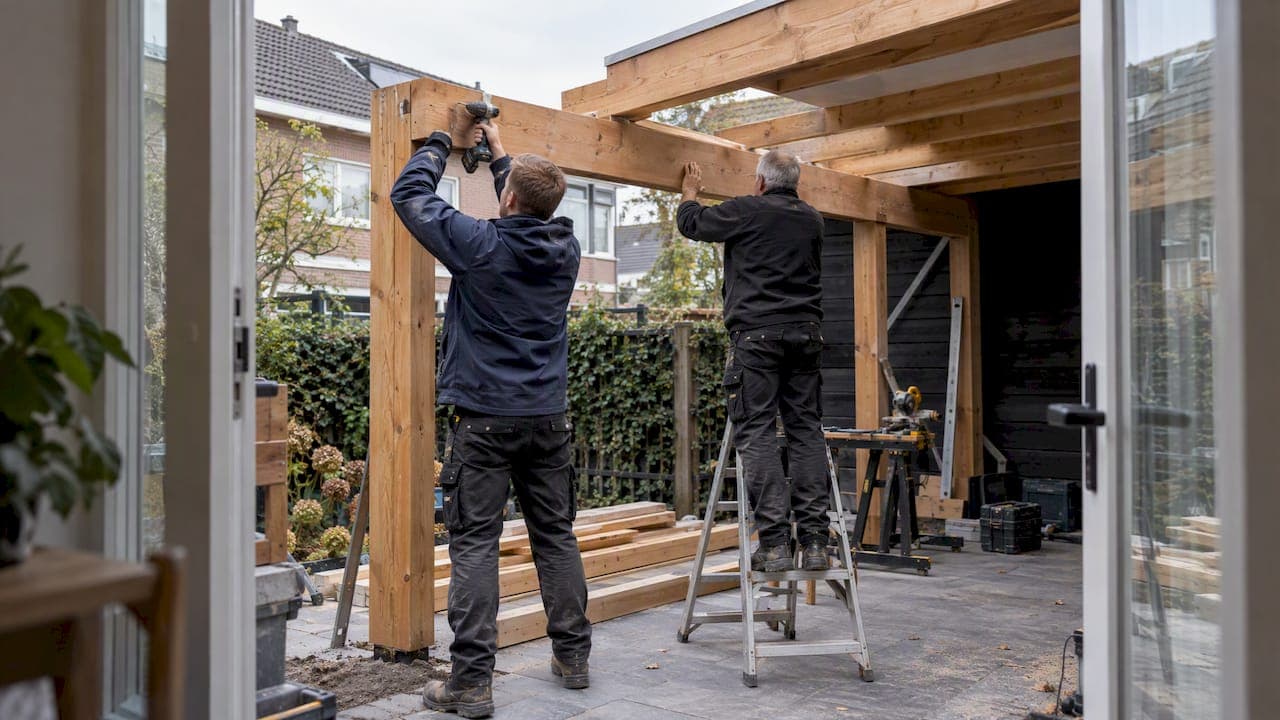 Montageduur overkapping: hoeveel tijd kost plaatsing echt?