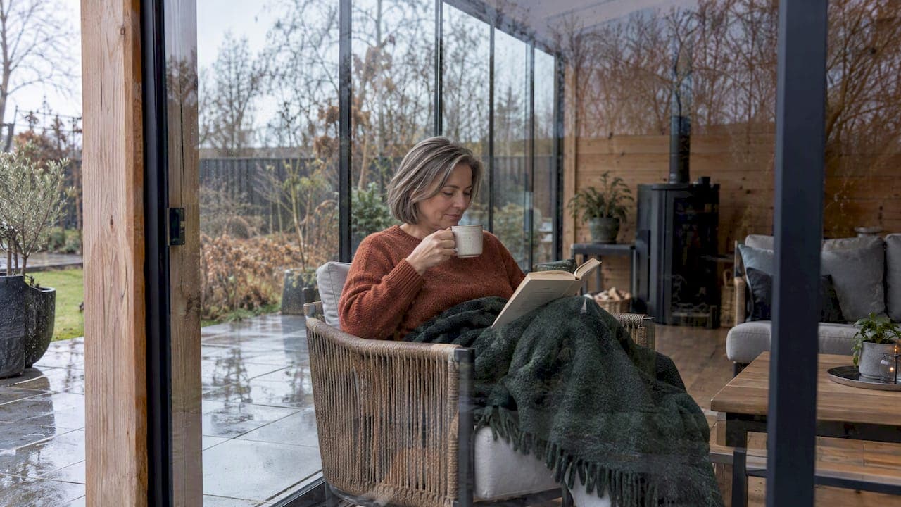 Vierseizoenenveranda: het hele jaar comfortabel buiten zitten